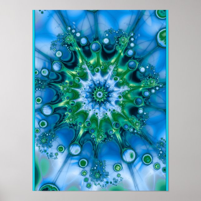 Blue Splash Poster (Front)