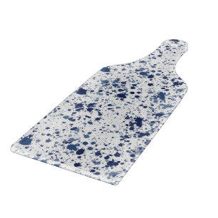 Blue Splashes & Splatters Splash Pattern Cutting Board