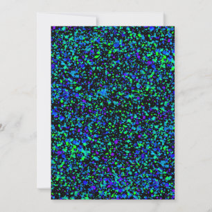 Blue Splatter - Greeting Card