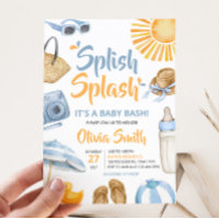 Blue Splish Splash Baby Shower