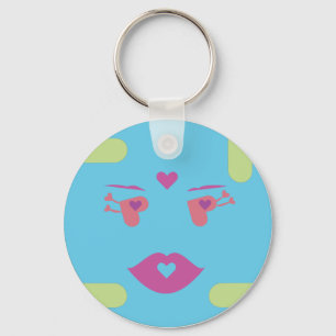 Blue Sponap Key Chain, Dilli.ai Keychain