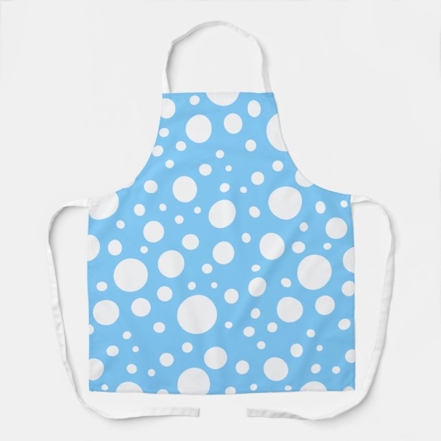 Blue Spots Apron (Front)