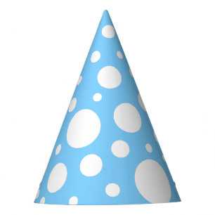 Blue Spots Party Hat