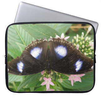 Blue Spotted Butterfly Laptop Sleeve
