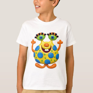 Blue Spotted Yellow Monster T-Shirt
