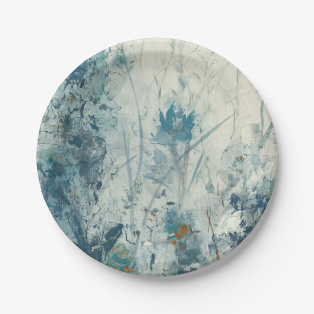 Blue Spring Paper Plate (Front)