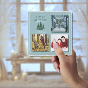 Blue Spruce Magical Forest Holiday Card