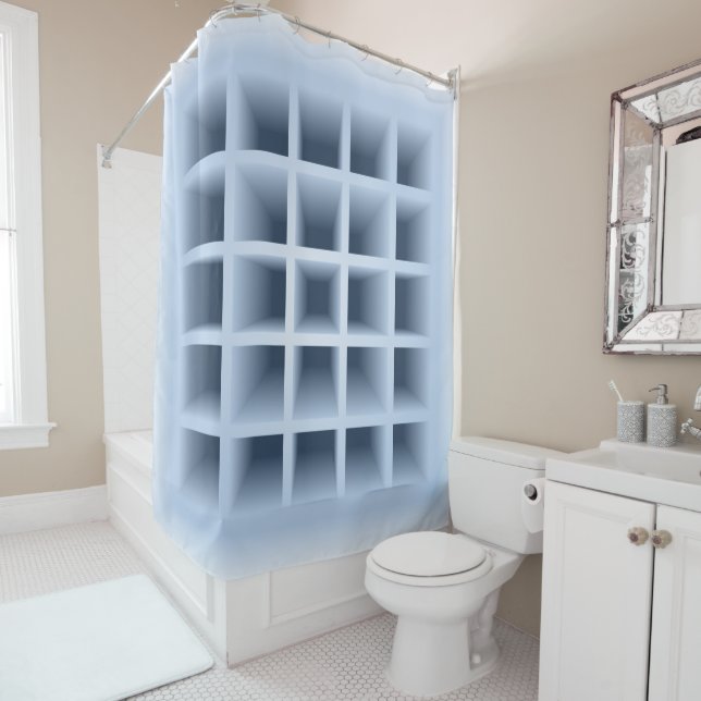 blue square holes pattern (In Situ)