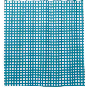 Blue square mesh grid 
