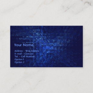 Blue Squared Business Card