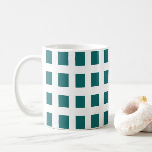 Blue Squares Coffee Mug