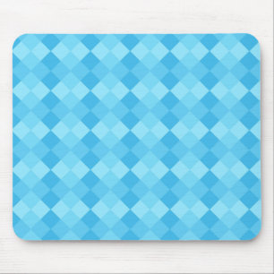 Blue Squares Mouse Pad