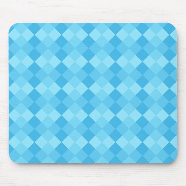 Blue Squares Mouse Pad (Front)