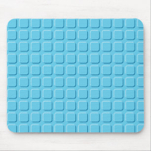 Blue Squares Mouse Pad