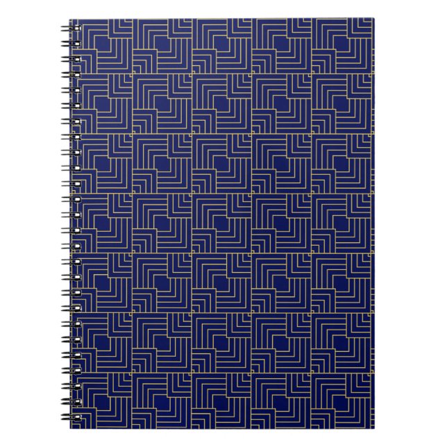 Blue Squares Notebook (Front)