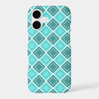 Blue squares pattern