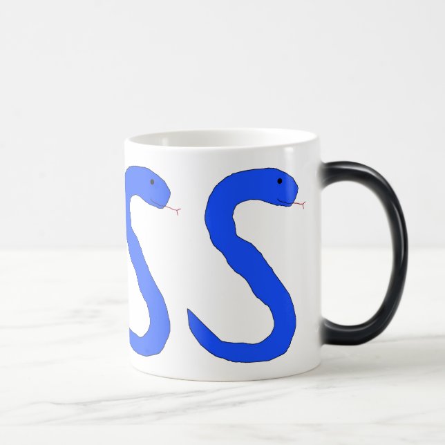 Blue SSSSsnake mug (Right)