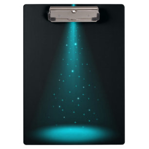 Blue Stage Spotlight Clipboard