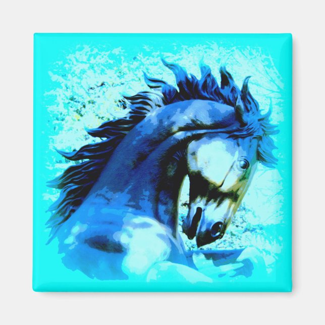 blue stallion magnet (Front)