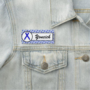 Blue Standard Ribbon by Kenneth Yoncich Name Tag