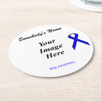 Blue Standard Ribbon Template by K Yoncich