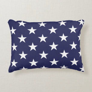 Blue Star Accent Pillow