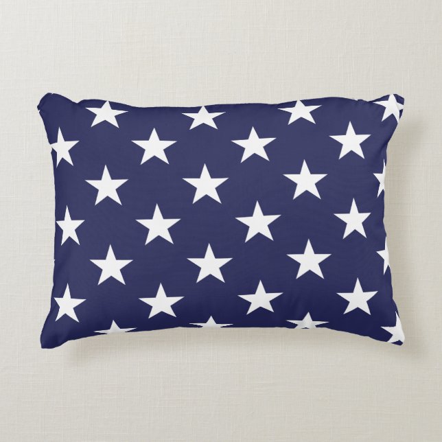 Blue Star Accent Pillow (Front)