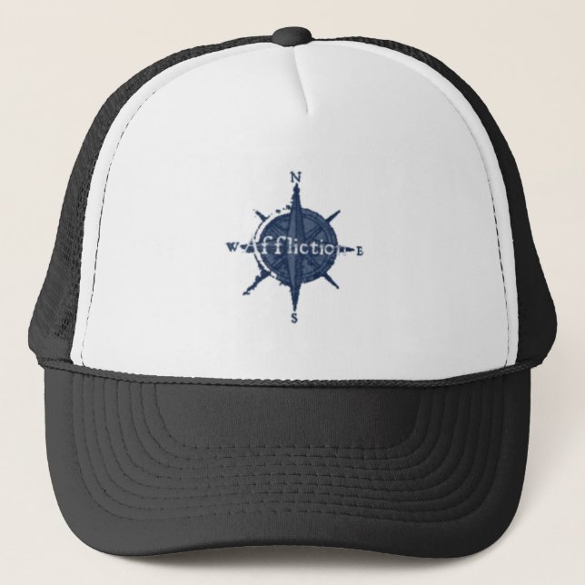 Blue Star Affliction Trucker Hat (Front)