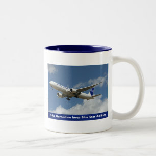 Blue Star Airlines mug