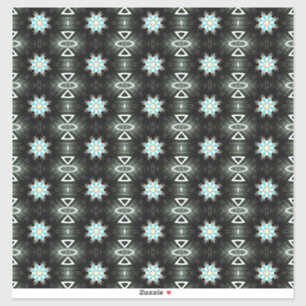 blue star-burst on black