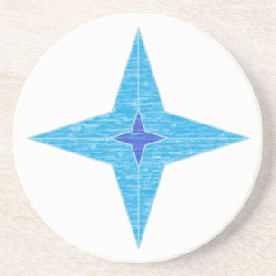 Blue Star Coaster