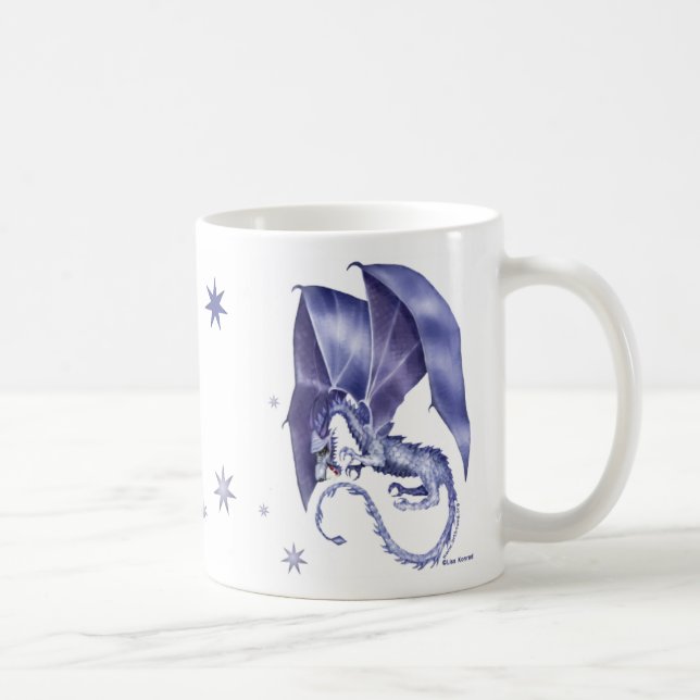 Blue Star Dragon Mug (Right)