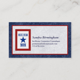 Blue Star Mom Military Business Card
