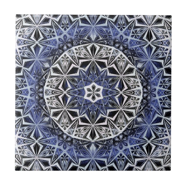 Blue Star Mystery Tile (Front)