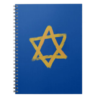 Blue Star of David Notebook