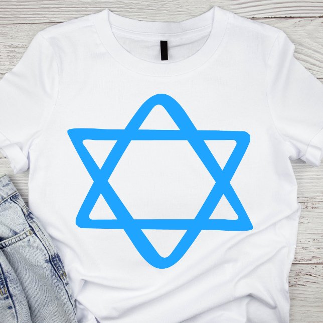 Blue Star of David T-Shirt (Creator Uploaded)