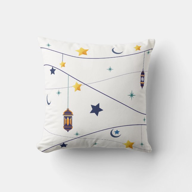 Blue Star Pillow (Front)