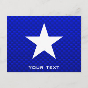 Blue Star Postcard