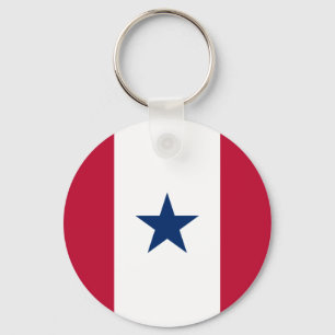 Blue Star Service, United States flag Keychain