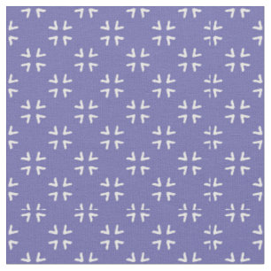 Blue Star - Surface Pattern Design as Fabric