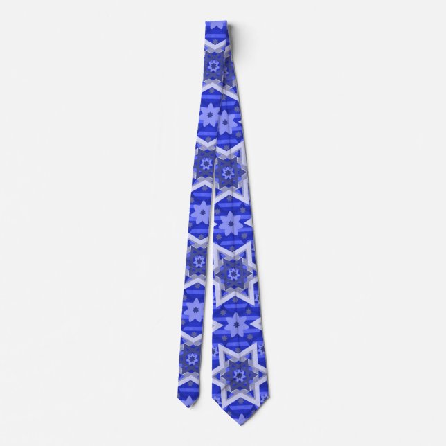 Blue Star  Tie (Back)
