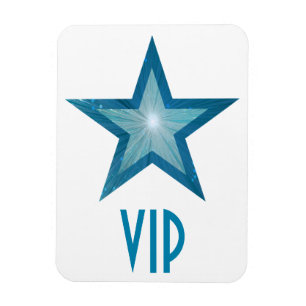 Blue Star 'VIP' flexible magnet white