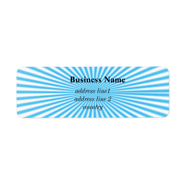 blue starbust cool design (Front)