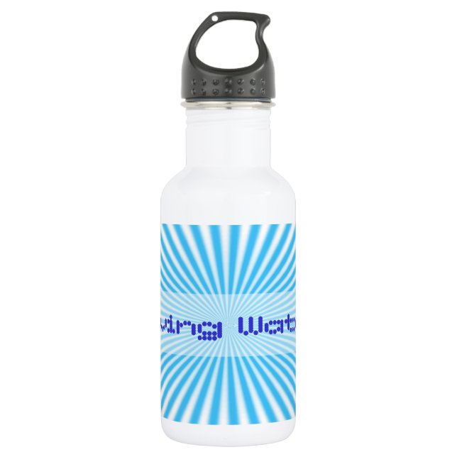 blue starbust cool design 532 ml water bottle (Front)
