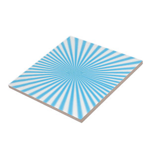blue starbust cool design tile