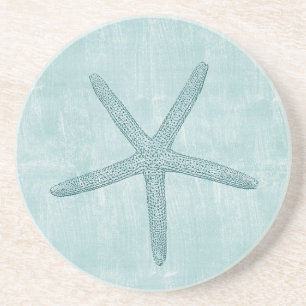 Blue Starfish Coaster