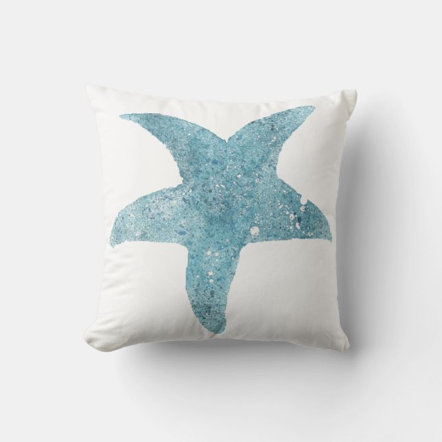 Blue Starfish Cushion (Front)