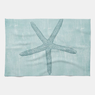 Blue Starfish Kitchen Towel