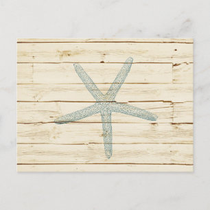 Blue Starfish Postcard