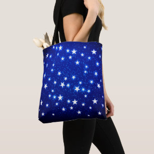 Blue Stargazer Tote Bag